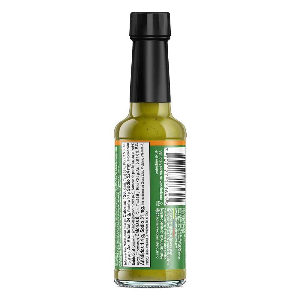 Ají Frutal Dulce Picante Colombiano De Lulo Natural, Salsa Picante en Botella De 165g