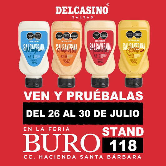 ¡Descubre los deliciosos sabores de Salsas Veganas en la Feria de Diseño "Buro"!