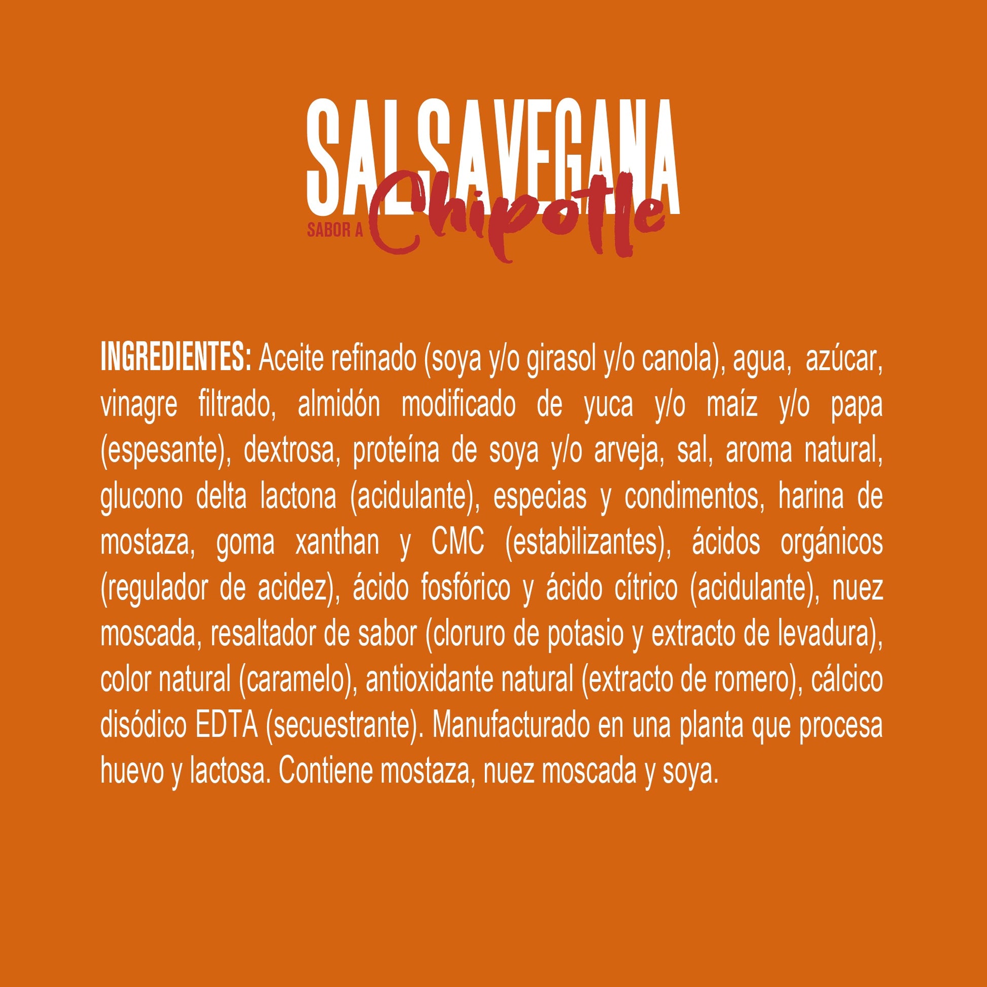 salsa vegana chipottle ingredientes